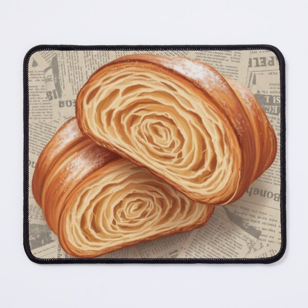 Item preview, Crispy Croissant – Vintage Gourmet Art designed and sold by HeyHas.