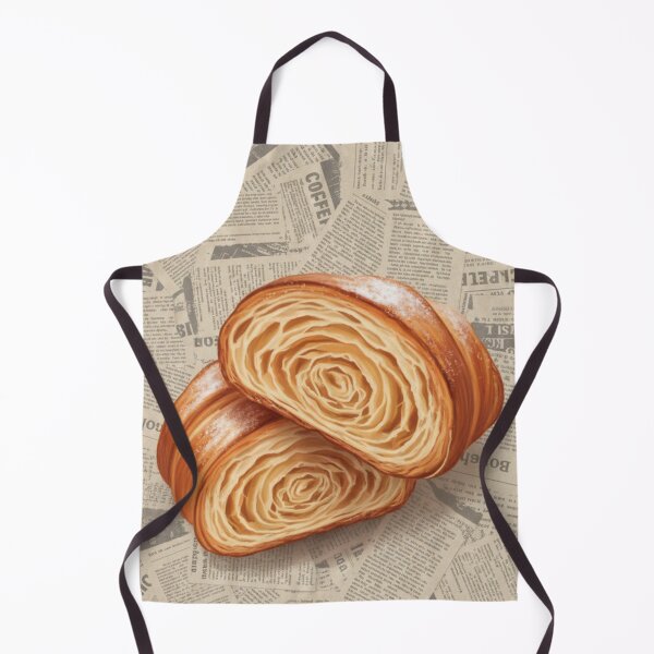 Item preview, Crispy Croissant – Vintage Gourmet Art designed and sold by HeyHas.