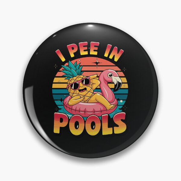 Item preview, I Pee In Pools Swimming Joke Summer Pool Party designed and sold by ReefNight.