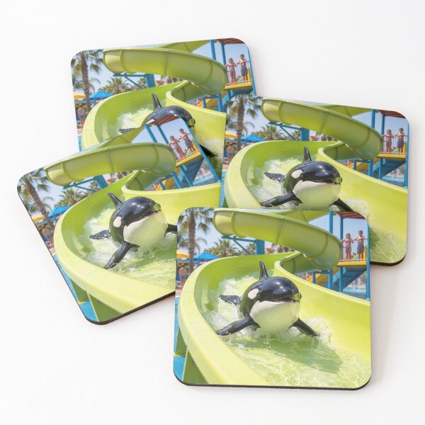 Item preview, Baby Orca on Water Slide designed and sold by Tridentulus.