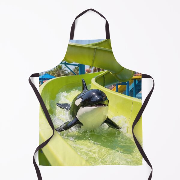 Item preview, Baby Orca on Water Slide designed and sold by Tridentulus.