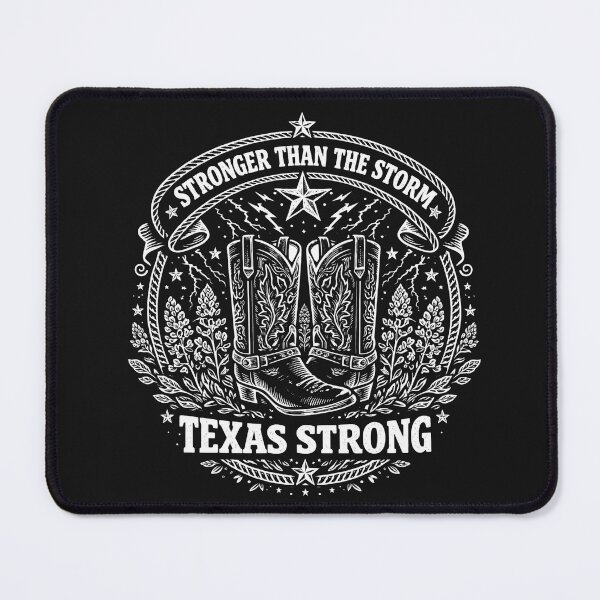 Item preview, Texan Resilience Boots Bluebonnets Design designed and sold by Tsugraf Designs.