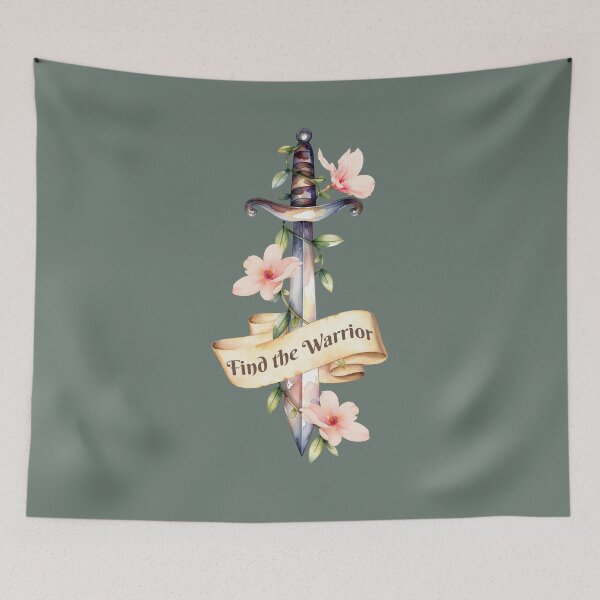 Item preview, Find the Warrior - Green Variant designed and sold by IndieArtbox.