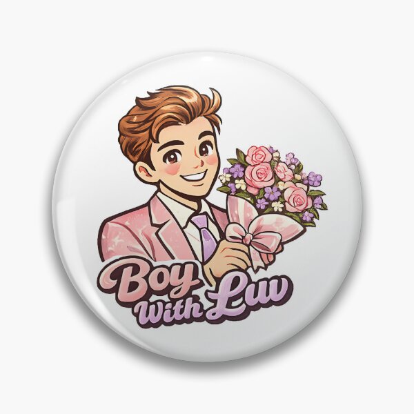 Item preview, Boy With Luv K-Pop Anime Style. Inspired Pink Aesthetic Art designed and sold by Greemo03.