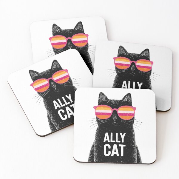 Item preview, The lesbian ally cat designed and sold by MendaciousMina.