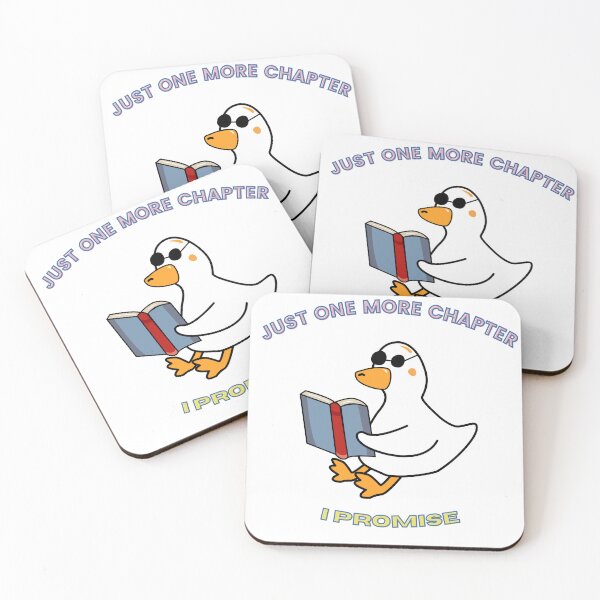 Item preview, Just One More Chapter – Funny Book Lover Duck Design designed and sold by Pixel & Print.