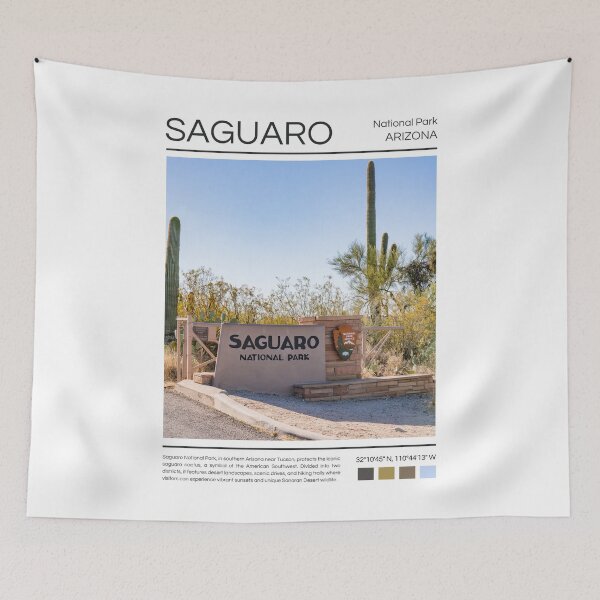 Item preview, Saguaro National Park - Arizona designed and sold by StudioRedKoala.