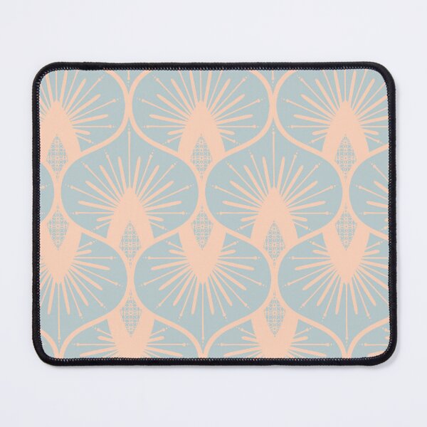 Item preview, Ogee Sunburst - Solaria - blue pink designed and sold by Stephanie Fiona Design.