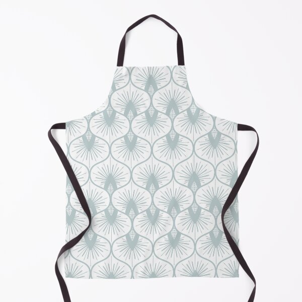 Item preview, Ogee Sunburst - Solaria - blue white designed and sold by Stephanie Fiona Design.