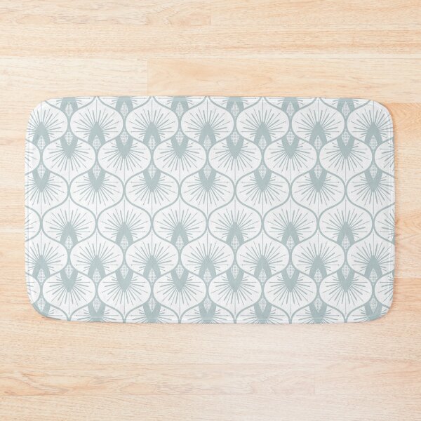 Item preview, Ogee Sunburst - Solaria - blue white designed and sold by Stephanie Fiona Design.