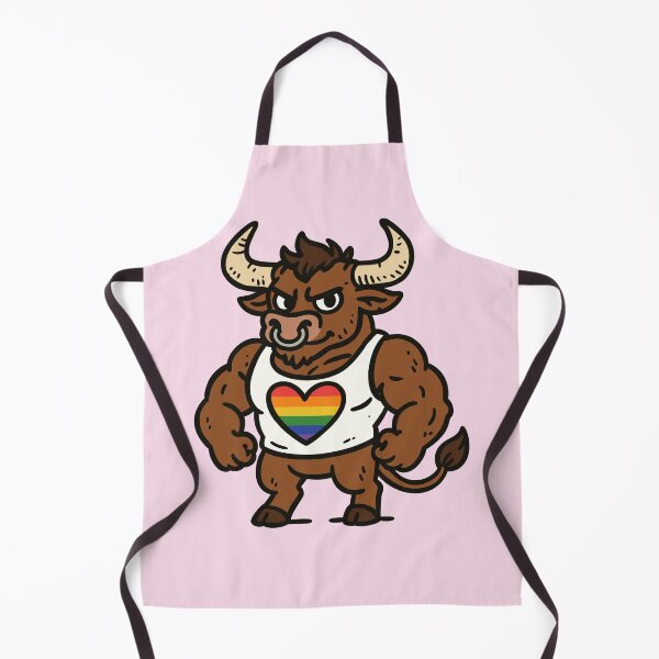 Item preview, Gay Pride Minotaur designed and sold by Ghost on Toast.