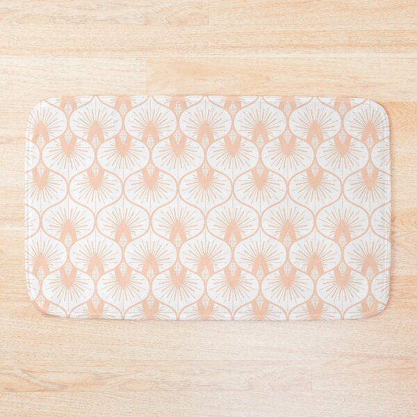 Item preview, Ogee Sunburst - Solaria - white Soft Pink designed and sold by Stephanie Fiona Design.