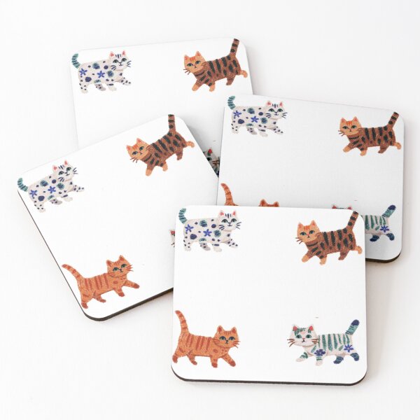 Item preview, Mini hand drawn cats sticker pack  designed and sold by MendaciousMina.