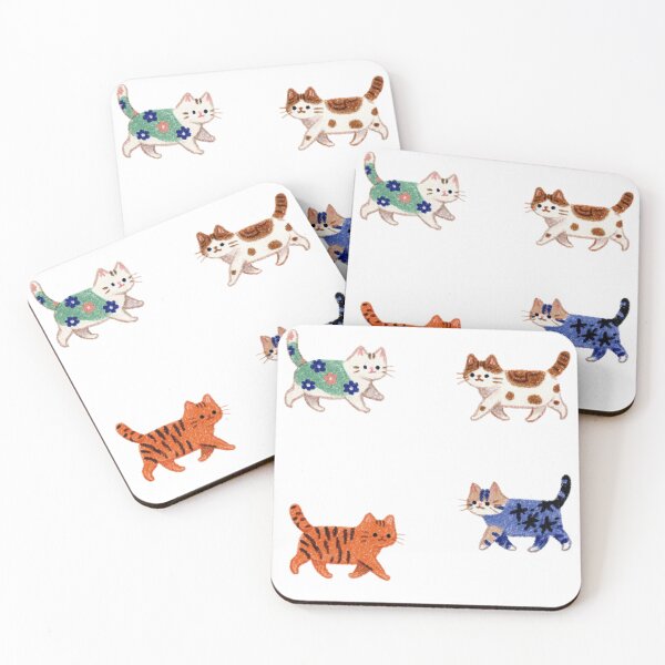Item preview, Mini hand drawn cats sticker pack  designed and sold by MendaciousMina.