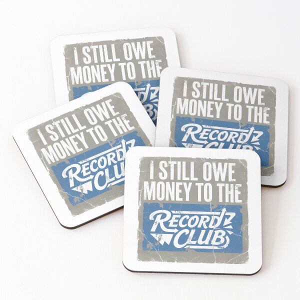 Item preview, I Still Owe Money Record Club Retro Vintage Aesthetic designed and sold by chattsuede.