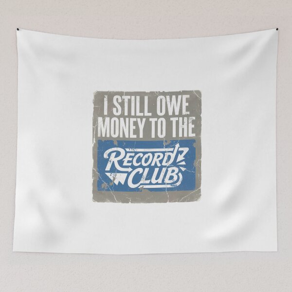 Item preview, I Still Owe Money Record Club Retro Vintage Aesthetic designed and sold by chattsuede.