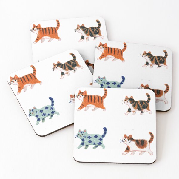 Item preview, Mini hand drawn cats sticker pack  designed and sold by MendaciousMina.
