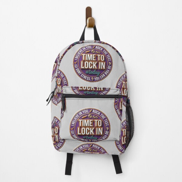 Item preview, Funny Time To Lock In Student Testing Motivation Test Day Teacher designed and sold by gear-posters.