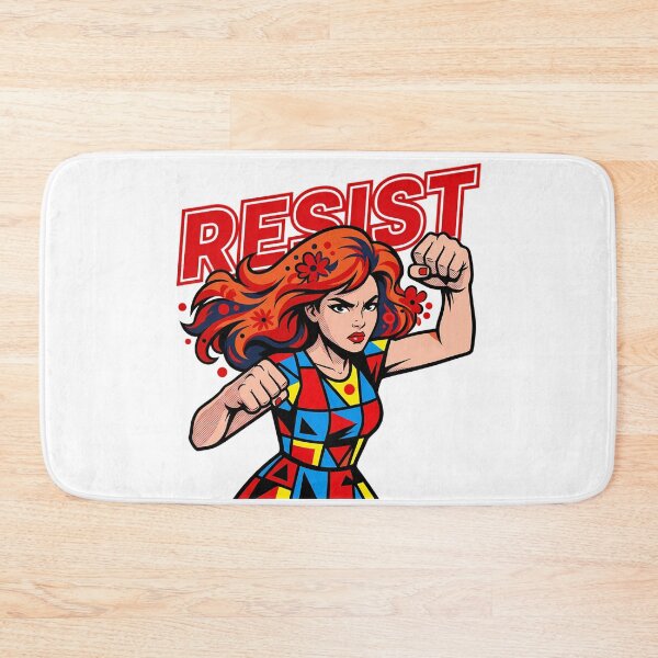 Item preview, Empowering Pop Art Resist Woman designed and sold by chattsuede.