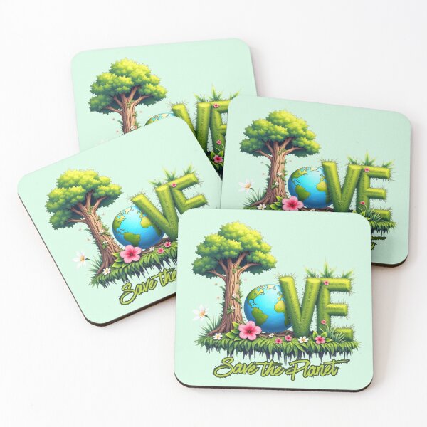 Item preview, Love Your Mother Earth | Floral Heart Planet designed and sold by PriyaMagic.