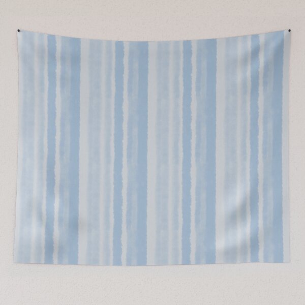 Item preview, Watercolour Stripes - Shallow Shores - Blue designed and sold by Stephanie Fiona Design.