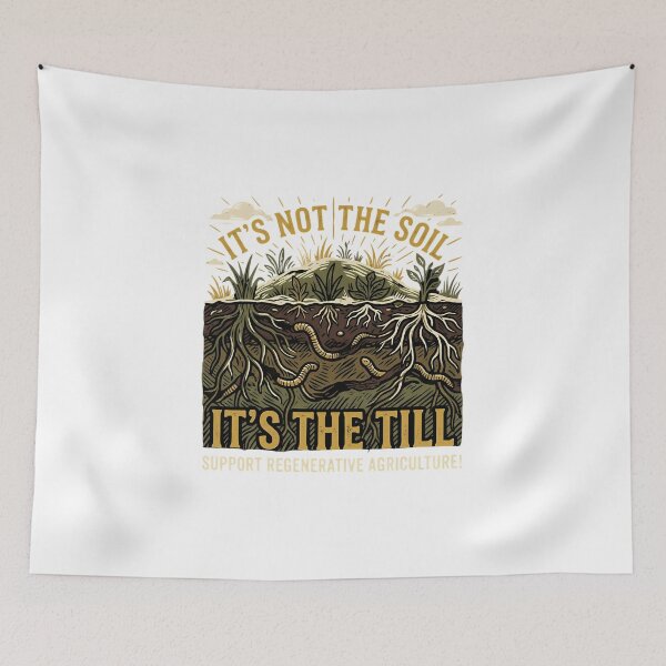 Item preview, Regenerative Agriculture Soil Till Earth Harmony designed and sold by chattsuede.