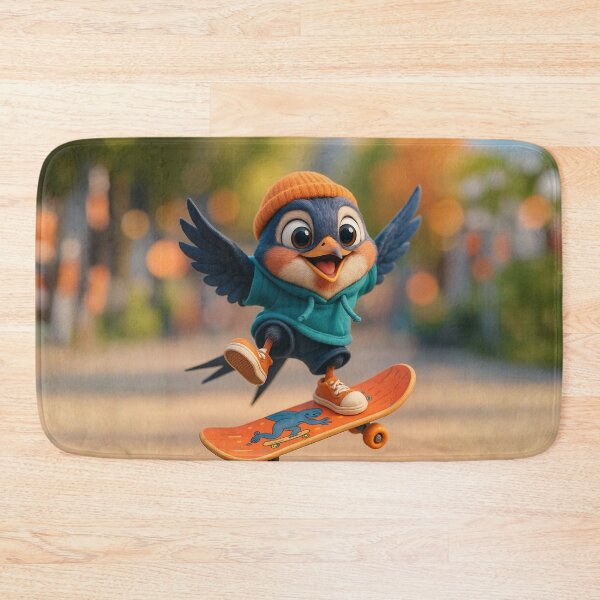 Item preview, Skater Swallow designed and sold by Sillytoe.