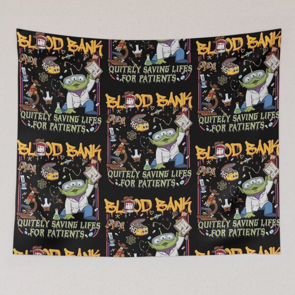 Item preview, Blood Bank Quietly Saving Life For Patients Lab Week 2026 designed and sold by phoebelevine.
