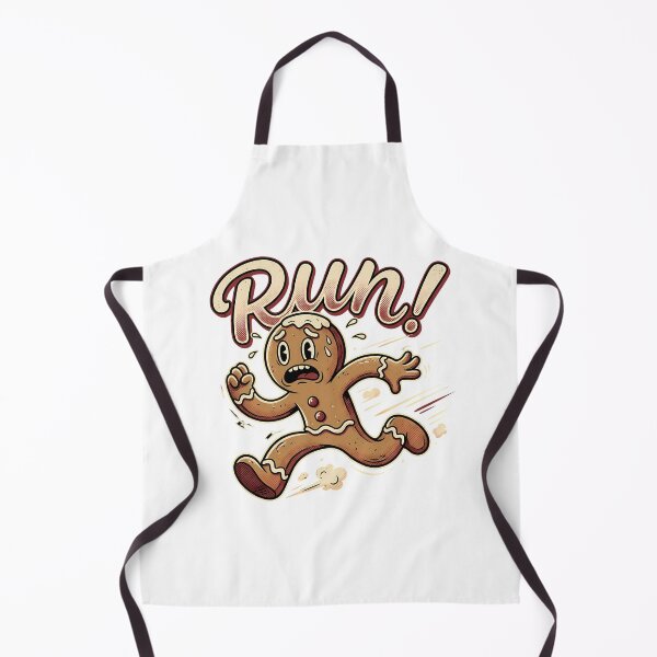Item preview, Humorous Running Gingerbread Man Escape designed and sold by chattsuede.