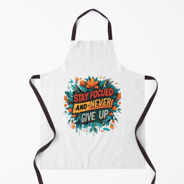 Item preview, Stay Focused Never Give Up Floral Inspiration designed and sold by chattsuede.