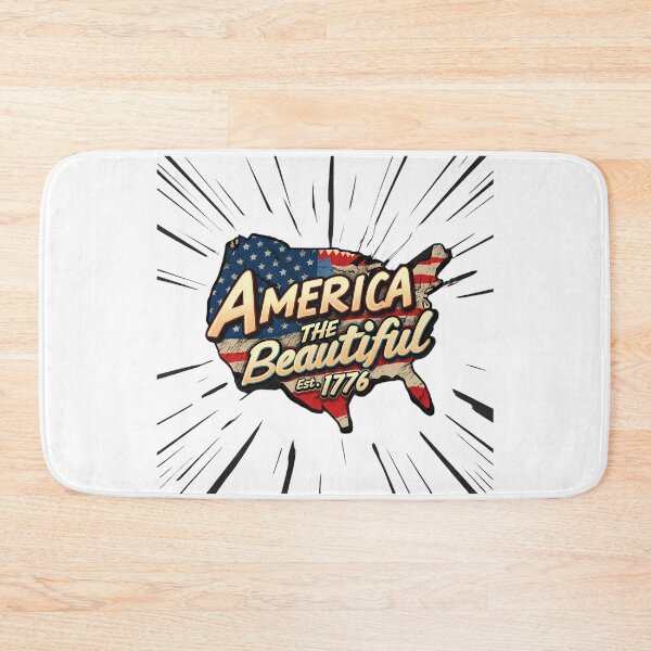 Item preview, Patriotic America The Beautiful 1776 Vintage Flag Map designed and sold by chattsuede.