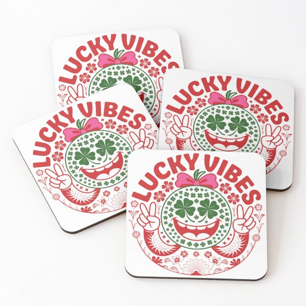 Item preview, Chinese Paper Cut Lucky Smiley with Clover Eyes designed and sold by Bloomkept.