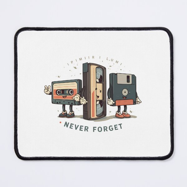 Item preview, Never Forget Retro Tech: Vintage Media Friends Nostalgia designed and sold by chattsuede.