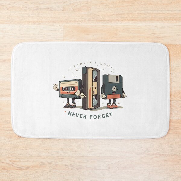 Item preview, Never Forget Retro Tech: Vintage Media Friends Nostalgia designed and sold by chattsuede.