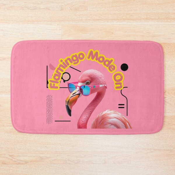 Item preview, Flamingo Mode On – Cute Flamingo with Sunglasses, Funny Tropical Bird Design designed and sold by Max Store.