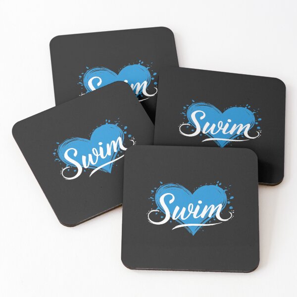 Item preview, Love Swimming Swim Team Heart Lover Blue Swimmer designed and sold by VinhSinh.
