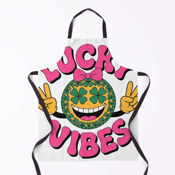 Item preview, Retro Riso Clover Smiley with Pink Bow designed and sold by Bloomkept.