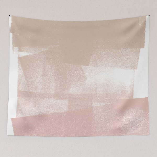 Item preview, Swatch Sample Textured Monoprint - Dove to Rose Gradient designed and sold by Irene Estelle.