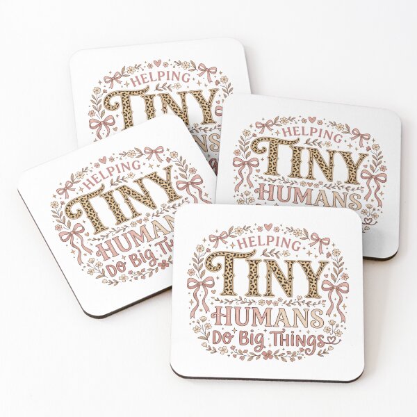 Item preview, Helping Tiny Humans Do Big Things Leopard Coquette Teacher designed and sold by ShopVelona.