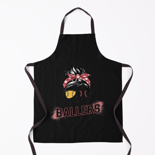 Item preview, Messy Bun Mom Of Both Baseball Softball designed and sold by Soleaani.