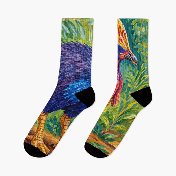 Item preview, Vibrant Cassowary Jungle Portrait designed and sold by Pixel Junkies Studio.