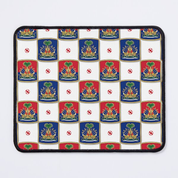 Item preview, Haiti Coat of Arms Checkerboard Pattern — Haitian Pride Cultural Art Design designed and sold by BrickByDream.