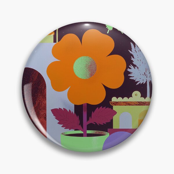 Item preview, The Golden Glow: Orange Flower and Lavender Gateway designed and sold by joycrysstudio.