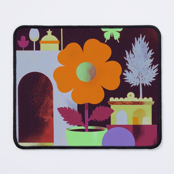 Item preview, The Golden Glow: Orange Flower and Lavender Gateway designed and sold by joycrysstudio.
