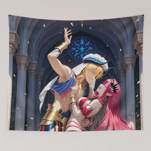 Item preview, Gilgamesh Fate Stay Night Abrazo Real a la Luz de la Luna designed and sold by TanglenRabbit.