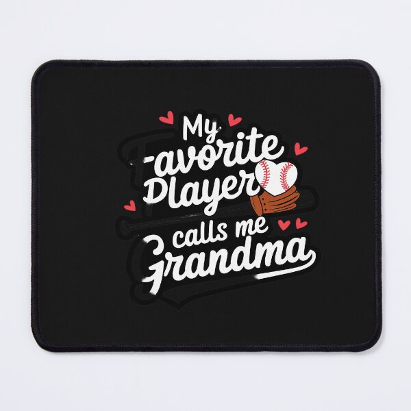 Item preview, My Favorite Player Calls Me Grandma Baseball Heart designed and sold by Soleaani.