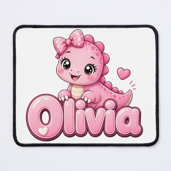 Item preview, Olivia Dinosaur Sticker cut  designed and sold by JoyPopSticker.
