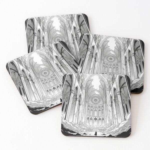 Item preview, Manga-style design of some castle ruins designed and sold by Gamershop22025.