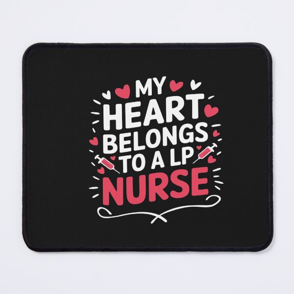 Item preview, My Heart Belongs To A Lp Nurse designed and sold by Soleaani.