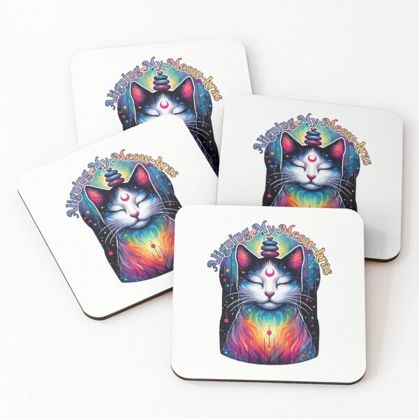 Item preview, Aligning My Meow-kras Zen Cat designed and sold by CAutumnTrapp.
